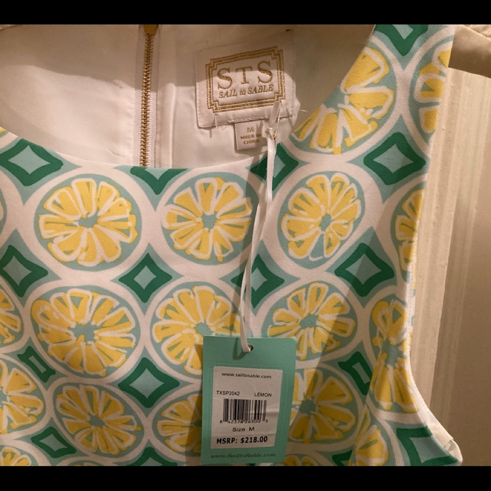 Size M Sail to Sable short sheath dress NWT